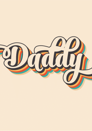 Daddy Valentine's Day Card