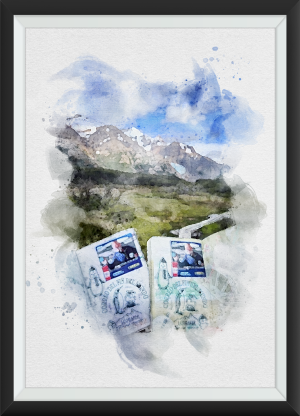 Custom Watercolour Painting Art Print