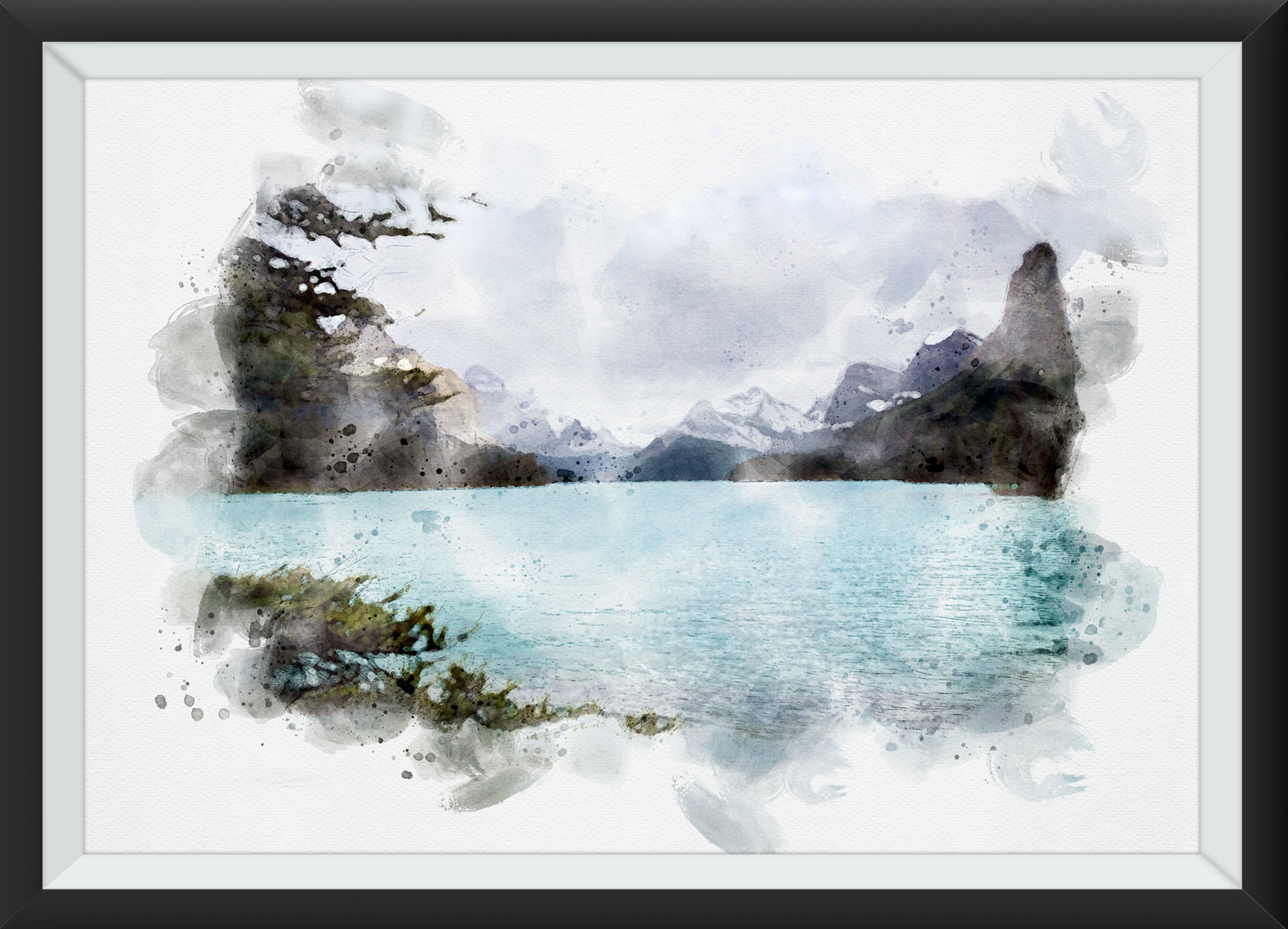 Custom Watercolour Painting Art Print
