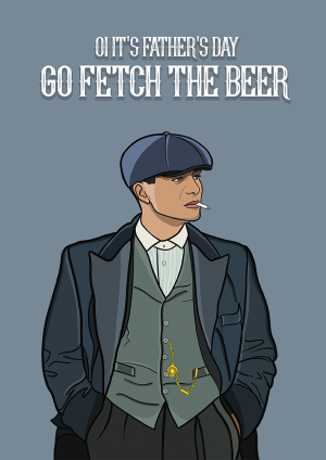 Thomas Shelby Peaky Blinders Father's Day Card
