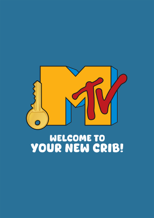 MTV Cribs New Home Congratulations Card