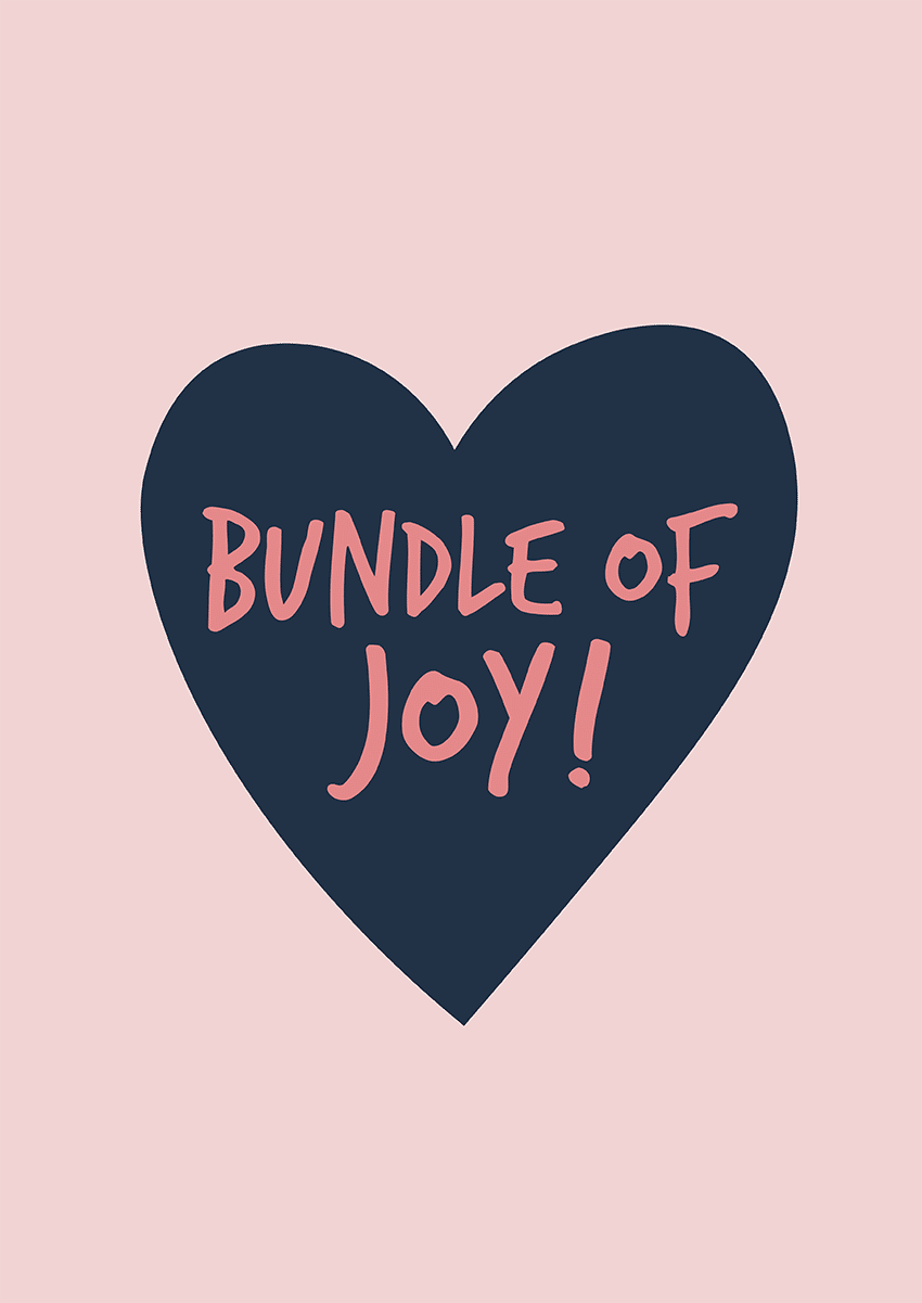 Goofcat Greetings - Bundle of Joy! Bundle of Joy New Baby Card