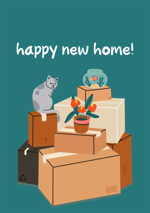 Happy New Home Card