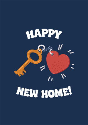 Happy New Home Housewarming New Home Congratulations Card