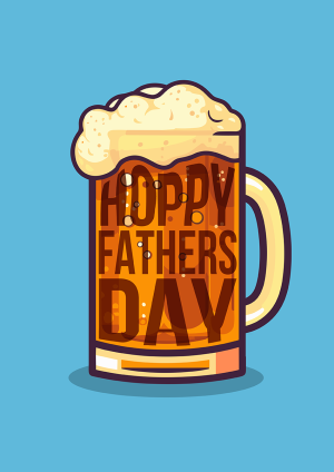 Hoppy Father's Day Card