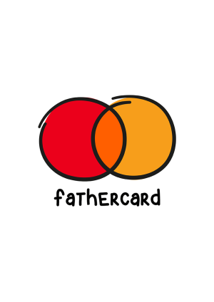Mastercard Logo Father's Day Card