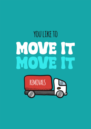 Move it Move it New Home Congratulations Card