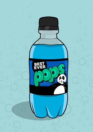 Panda Pop Father's Day Card