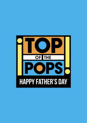 Top of the Pops Father's Day Card