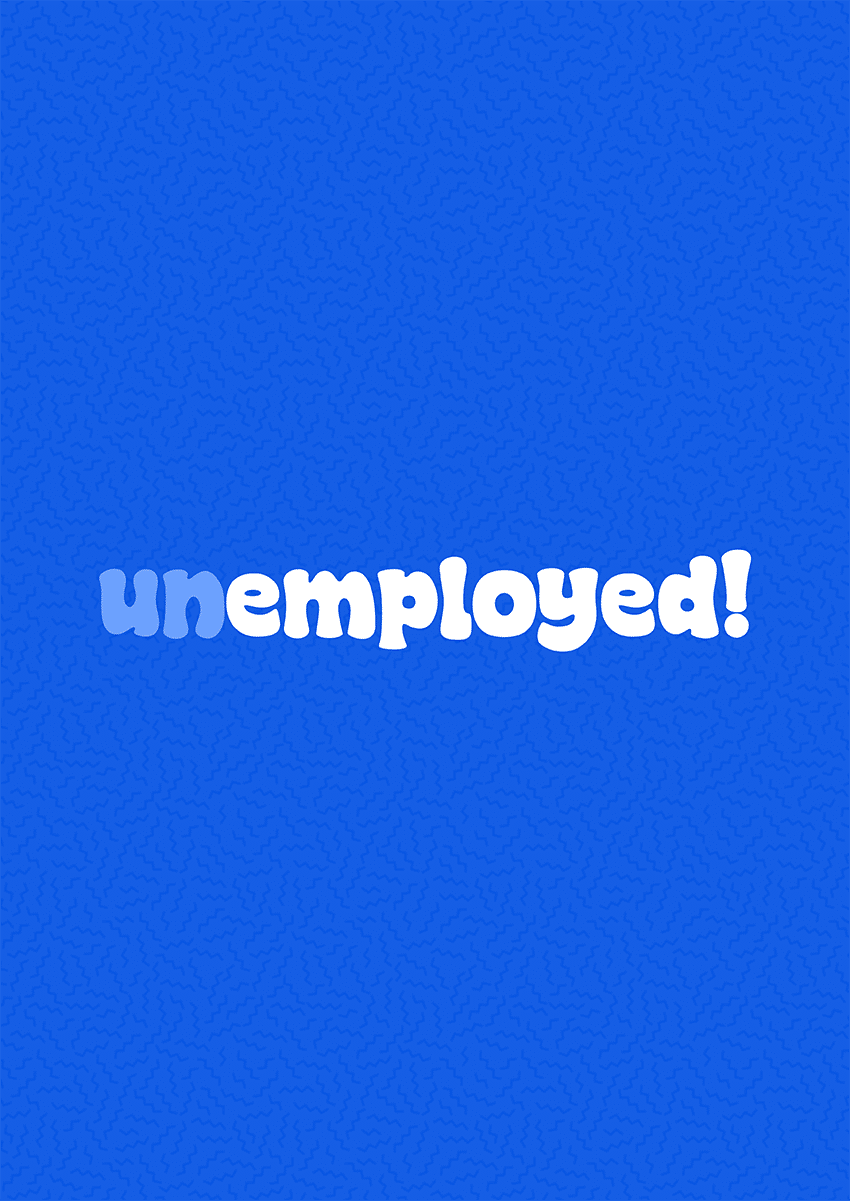 Goofcat Greetings - Employed! Unemployed Card, Employed Card, New Job Card, Congratulations Card, New Job