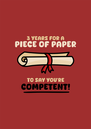 Diploma Funny Graduation Card