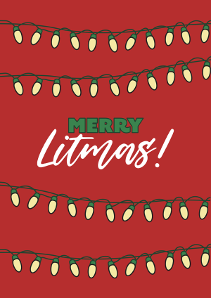 Merry Litmas Christmas Card