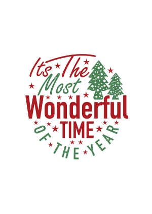 The Most Wonderful Time Christmas Card