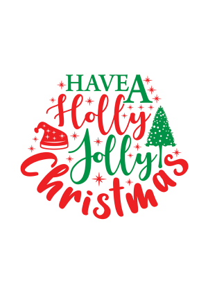 Holly Jolly Christmas Card