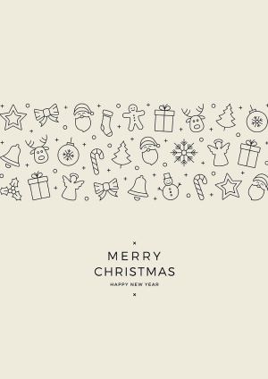 John Lewis Christmas Theme Christmas Card