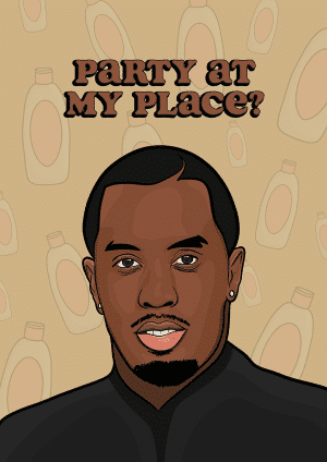 Puff Daddy Sean Combs Birthday Card