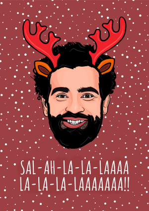 Mo Salah Christmas Card