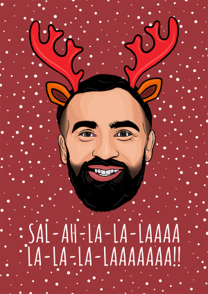 Mo Salah Christmas Card