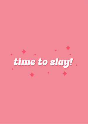 Time to Slay! Good Luck Card