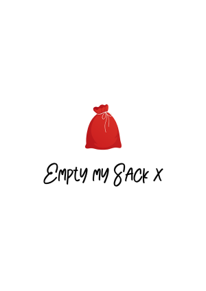 Empty My Santa Sack Christmas Card