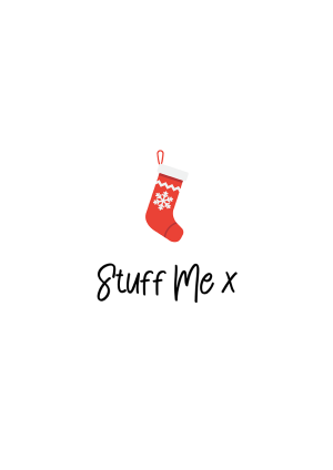 Christmas Stocking Stuff Me x Christmas Card