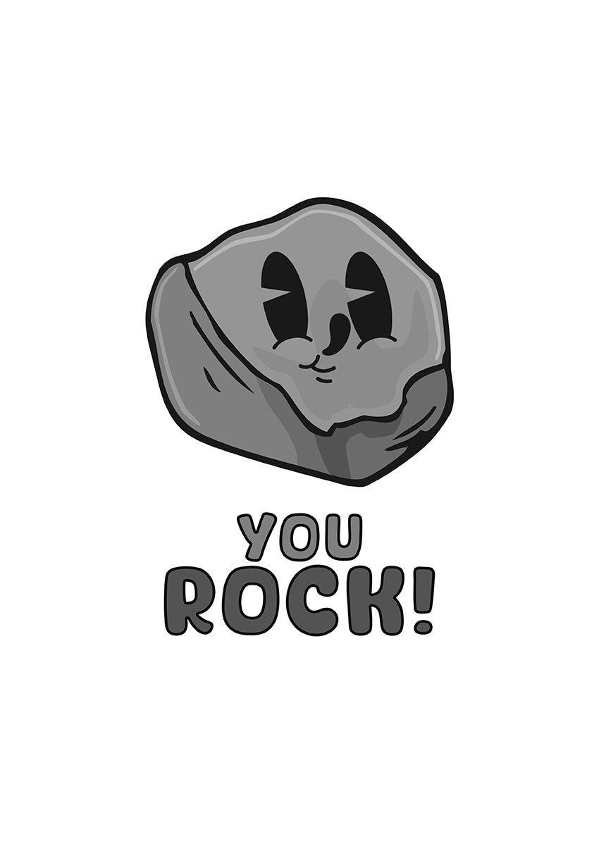 You Rock! Thank You Card