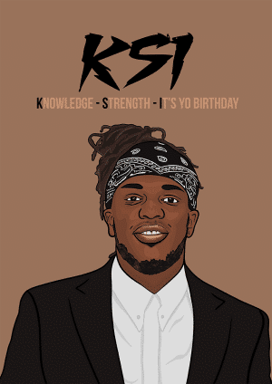 KSI Birthday Card