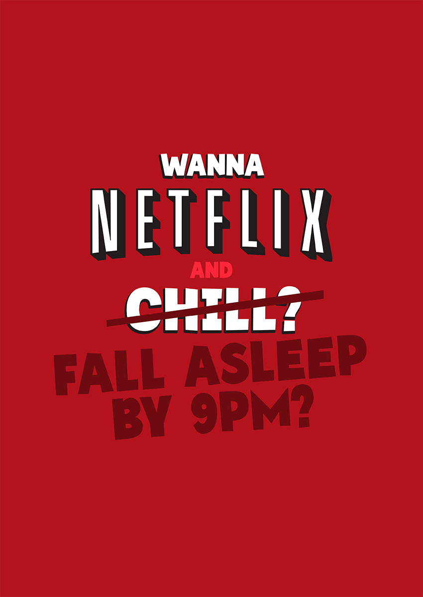 Goofcat Greetings - Netflix And Chill Netflix and Chill Valentine's Day Card