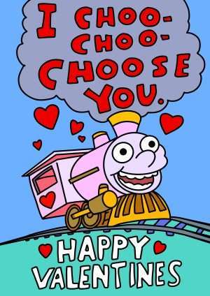 Simpsons Valentines Day Card