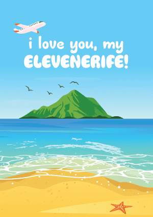 Elevenerife Valentine's Day Card