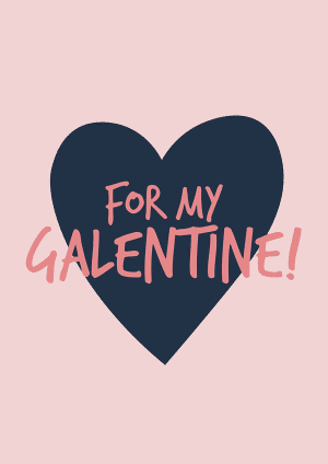 Galentine Valentine's Day Card
