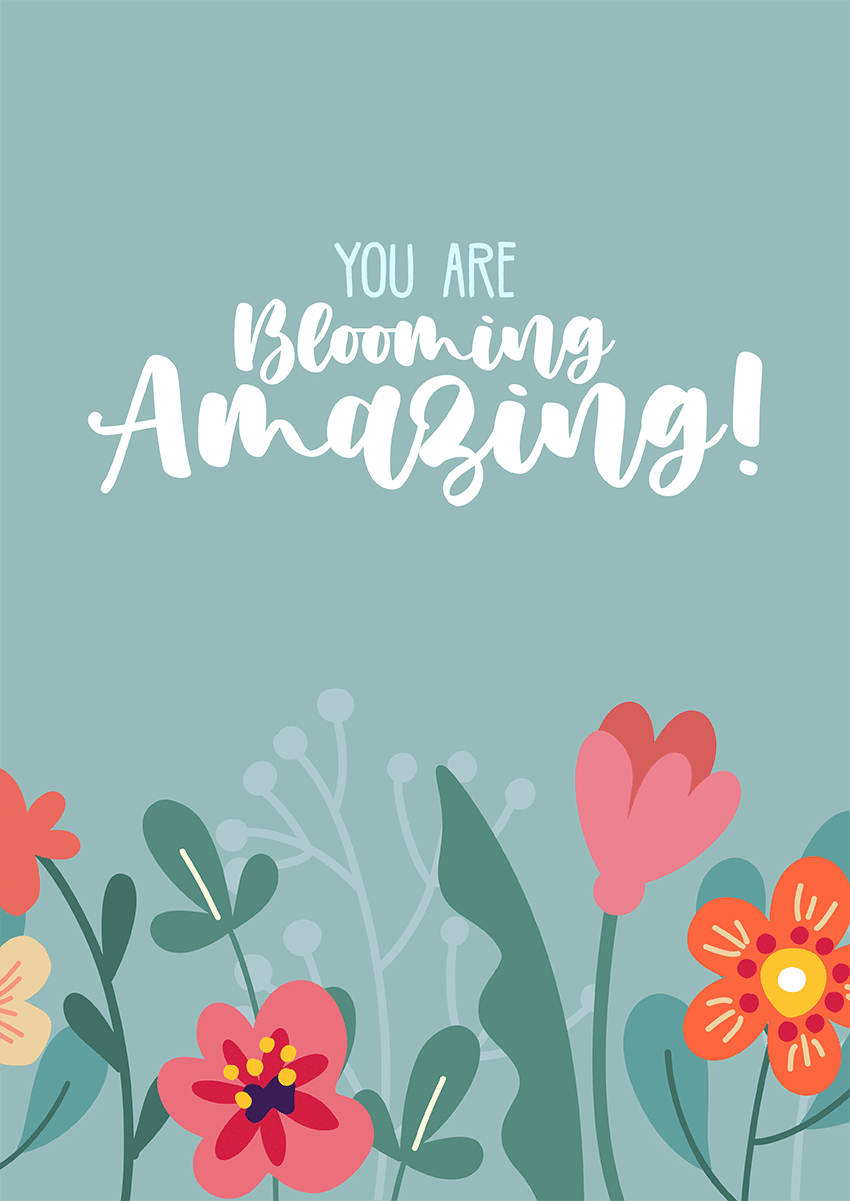 Goofcat Greetings - Blooming Amazing You Are Amazing Blooming Amazing Mother's Day Mothers Day